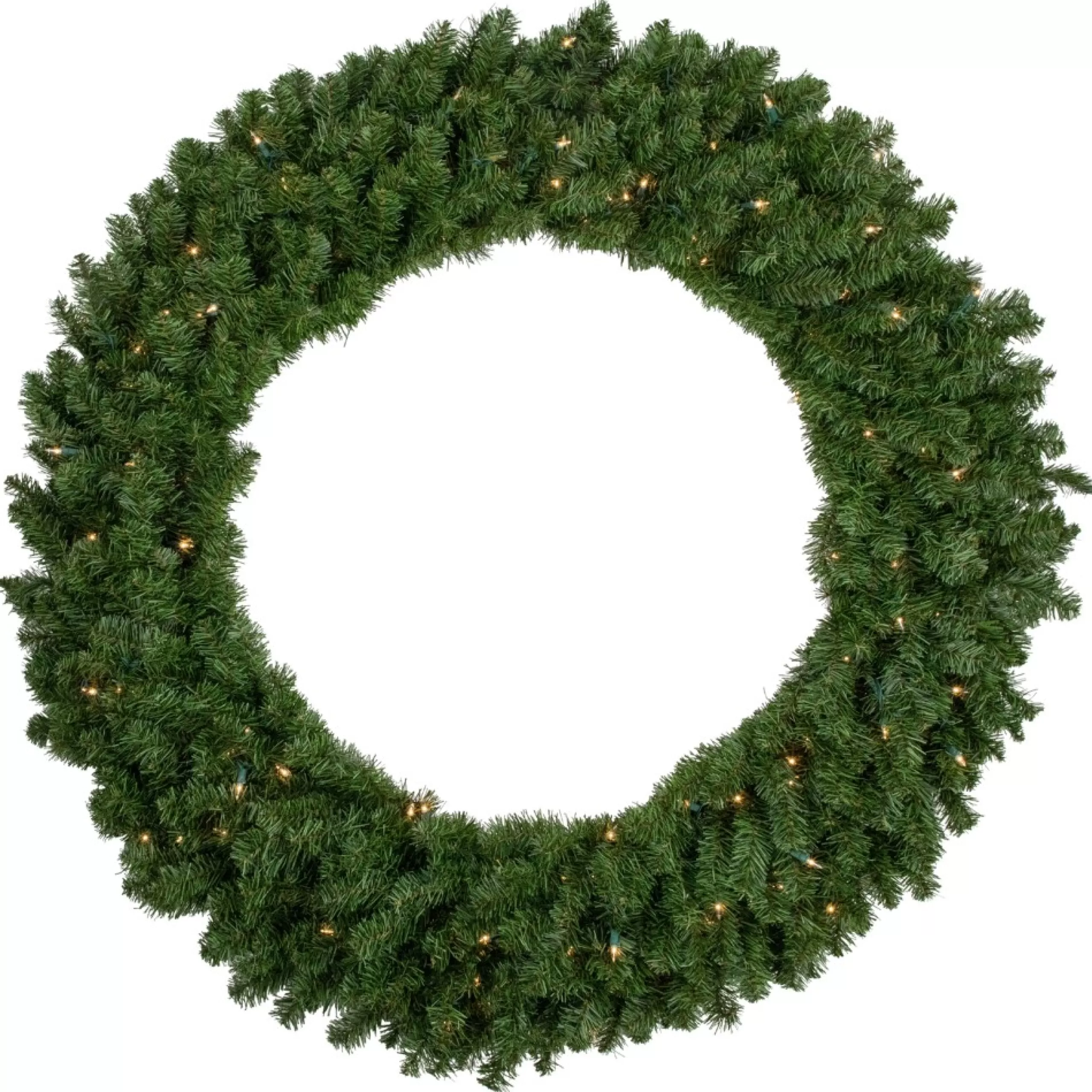 Pre-Lit Wreaths*Northlight Pre-Lit Canadian Pine Artificial Christmas Wreath - 48-Inch, Clear Lights