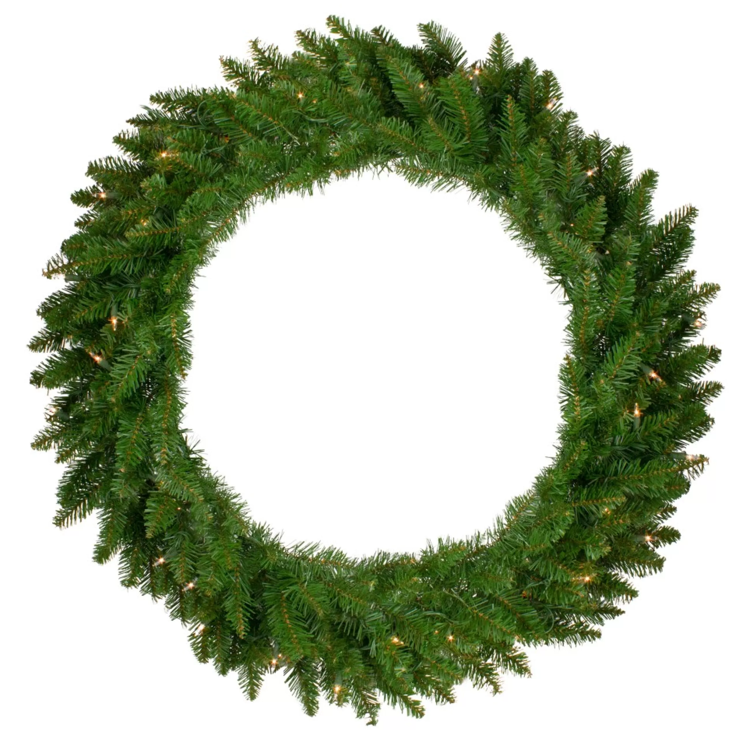 Pre-Lit Wreaths*Northlight Pre-Lit Eastern Pine Artificial Christmas Wreath, 36-Inch, Clear Lights