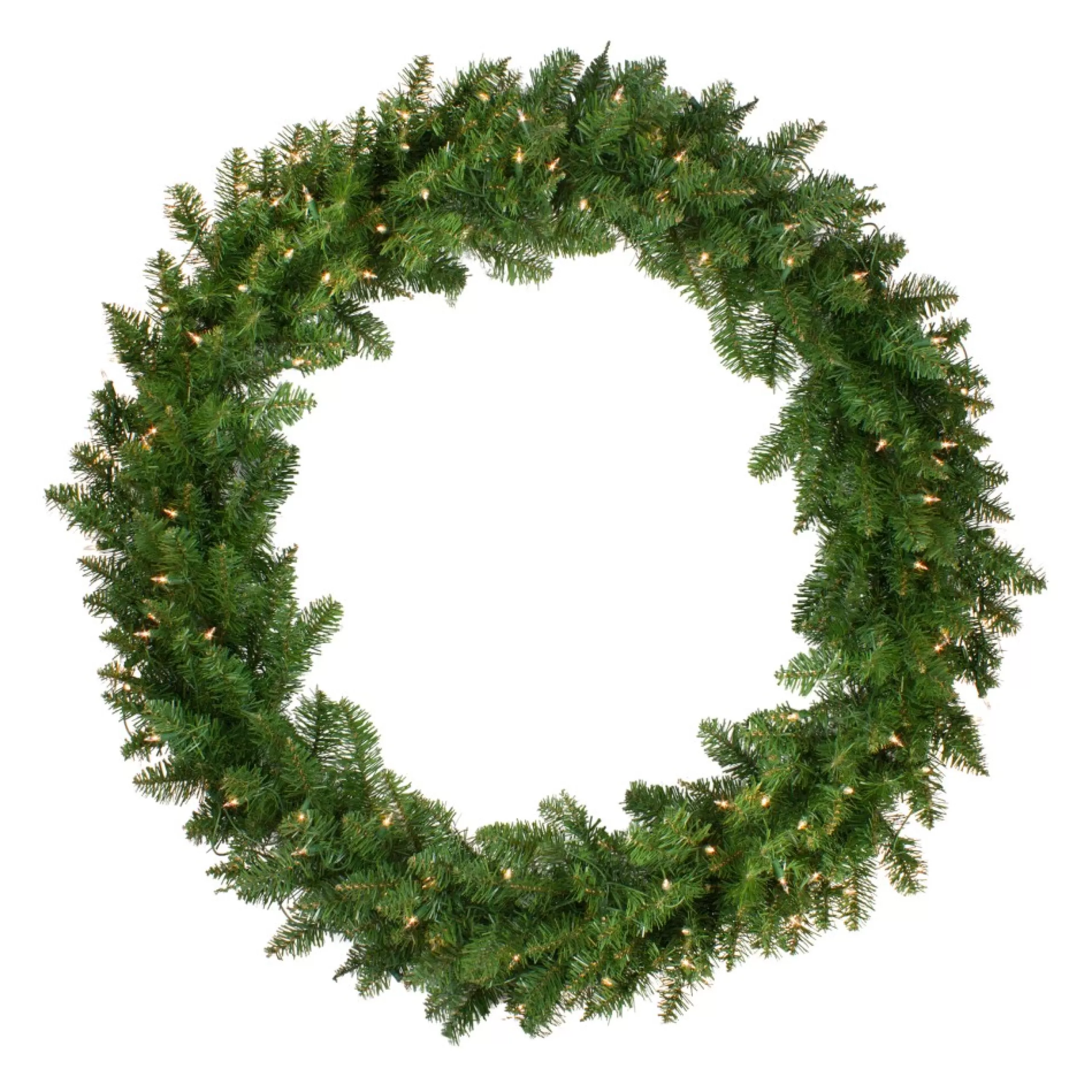 Pre-Lit Wreaths*Northlight Pre-Lit Eastern Pine Artificial Christmas Wreath - 48-Inch, Clear Lights