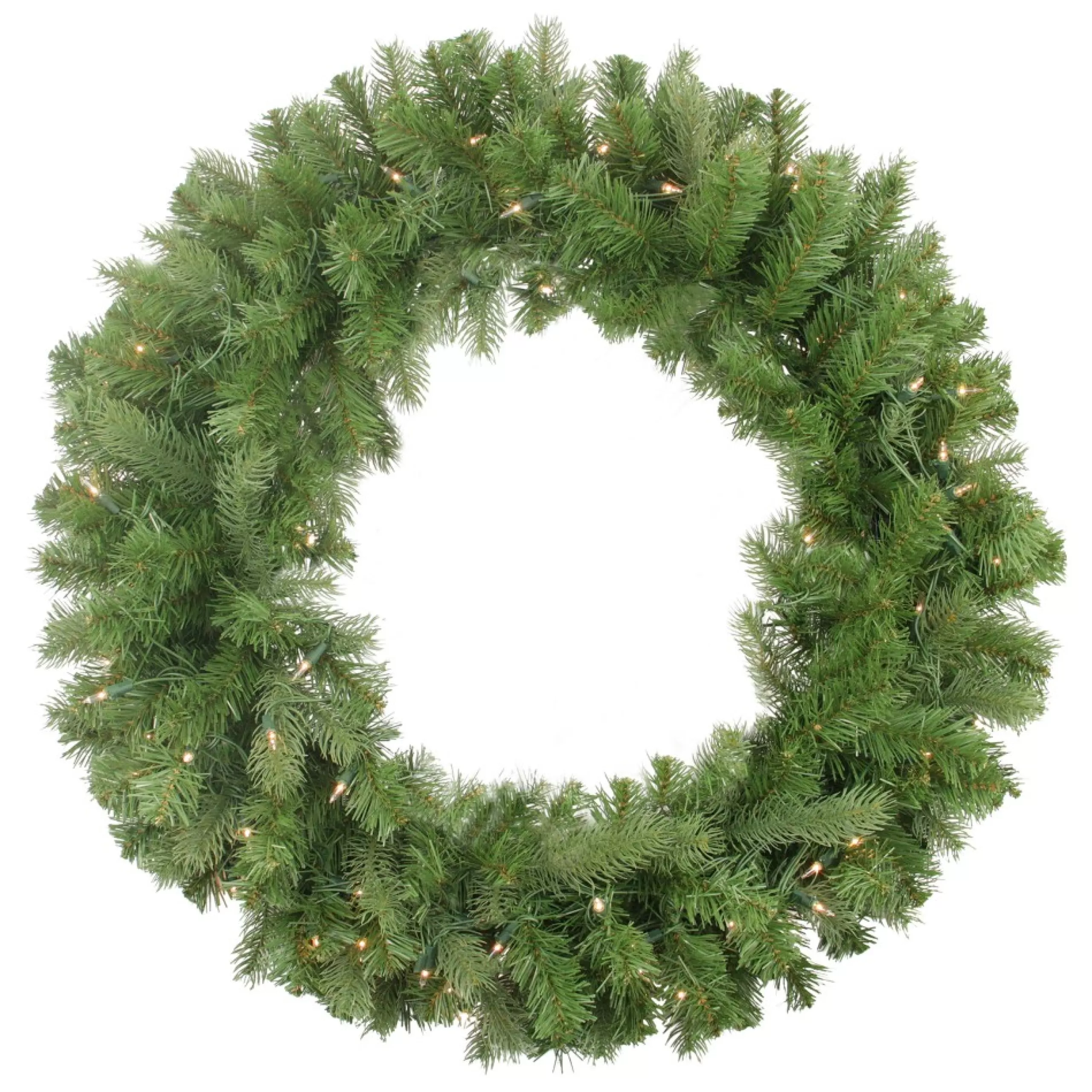 Pre-Lit Wreaths*Northlight Pre-Lit Noble Fir Artificial Christmas Wreath - 30-Inch, Clear Lights