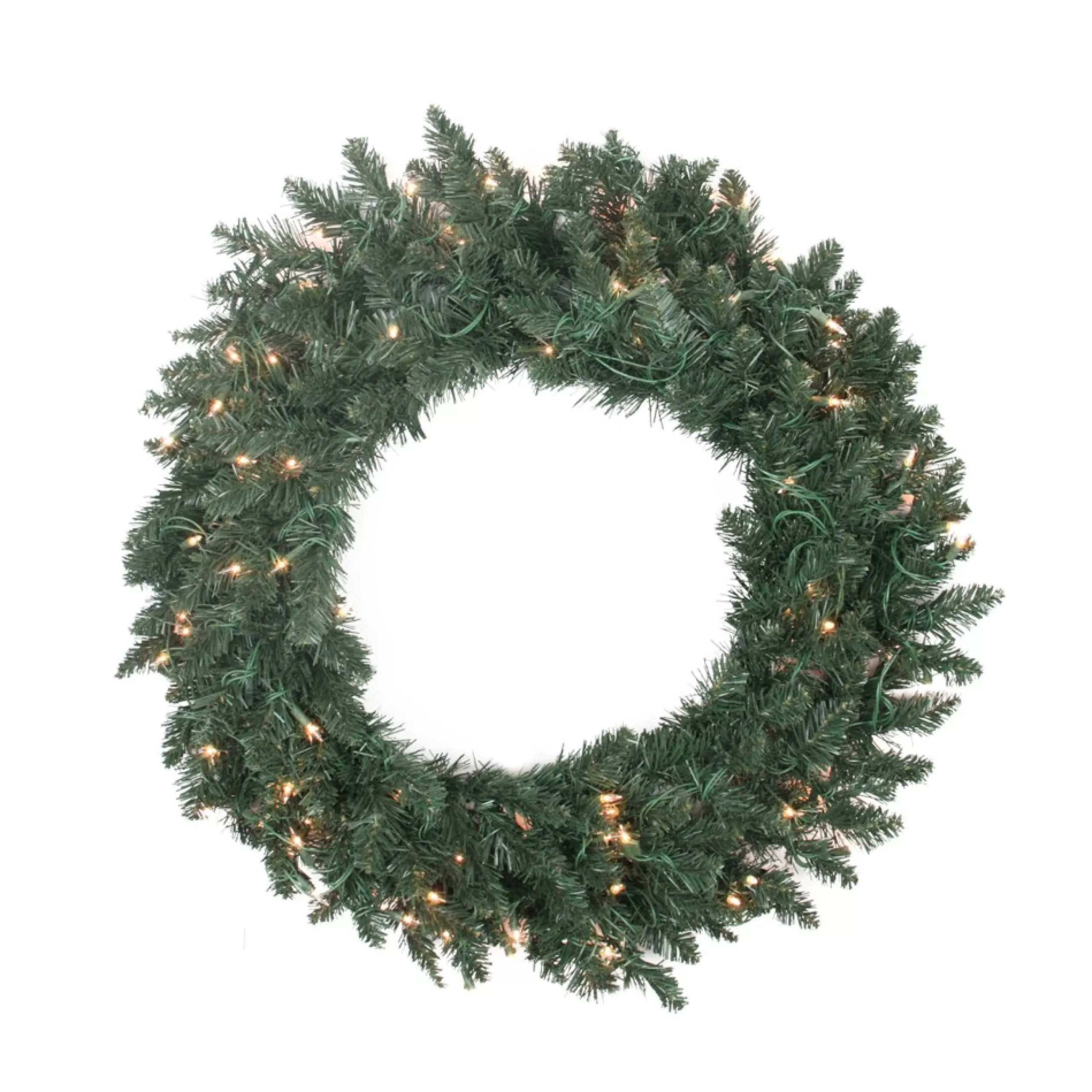 Traditional Pine Wreaths*Northlight Pre-Lit Traditional Pine Artificial Christmas Wreath - 30-Inch, Clear Lights