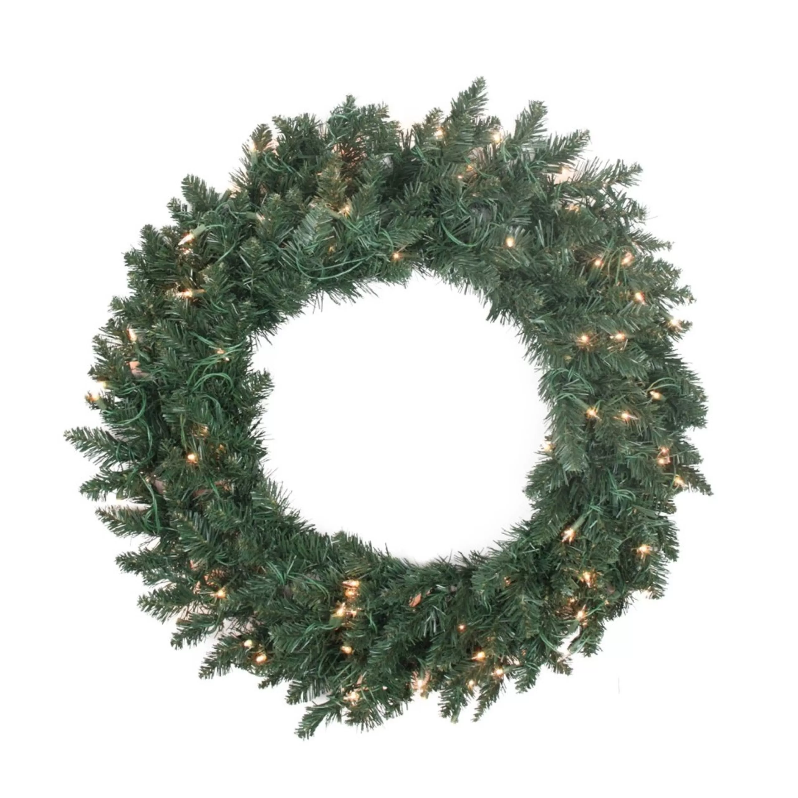 Traditional Pine Wreaths*Northlight Pre-Lit Traditional Pine Artificial Christmas Wreath - 30-Inch, Clear Lights