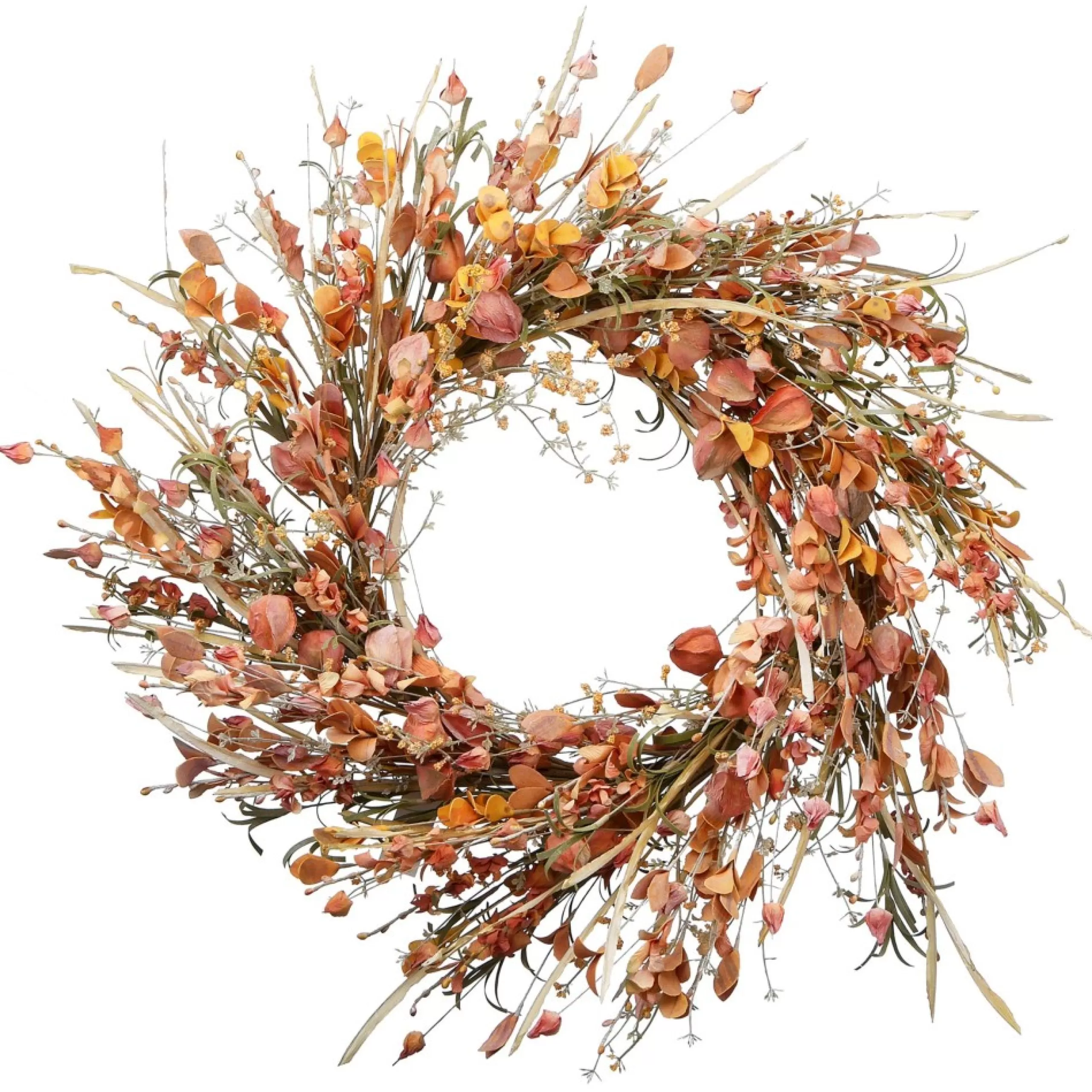 Specialty Wreaths*National Tree Company Wild Flowers Artificial Thanksgiving Wreath - 22-Inch, Unlit